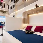 아파트 Le Bocca Port Nature - Vue Mer - Coursive - Parking - Clim - Village Naturiste 아그